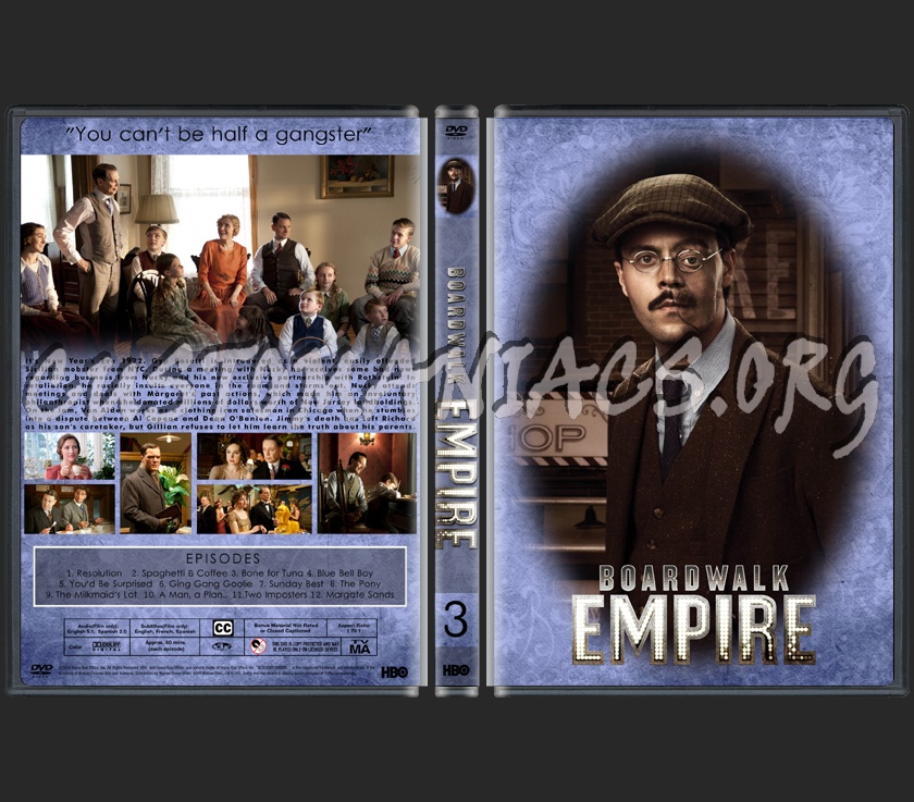 Boardwalk Empire Season 3 dvd cover