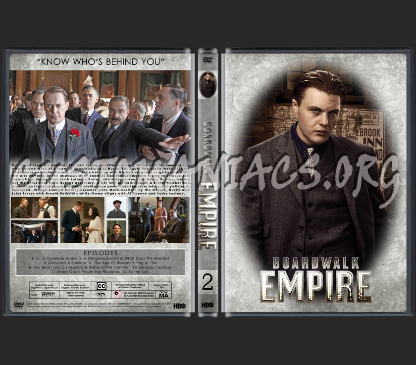 Boardwalk Empire Season 2 dvd cover