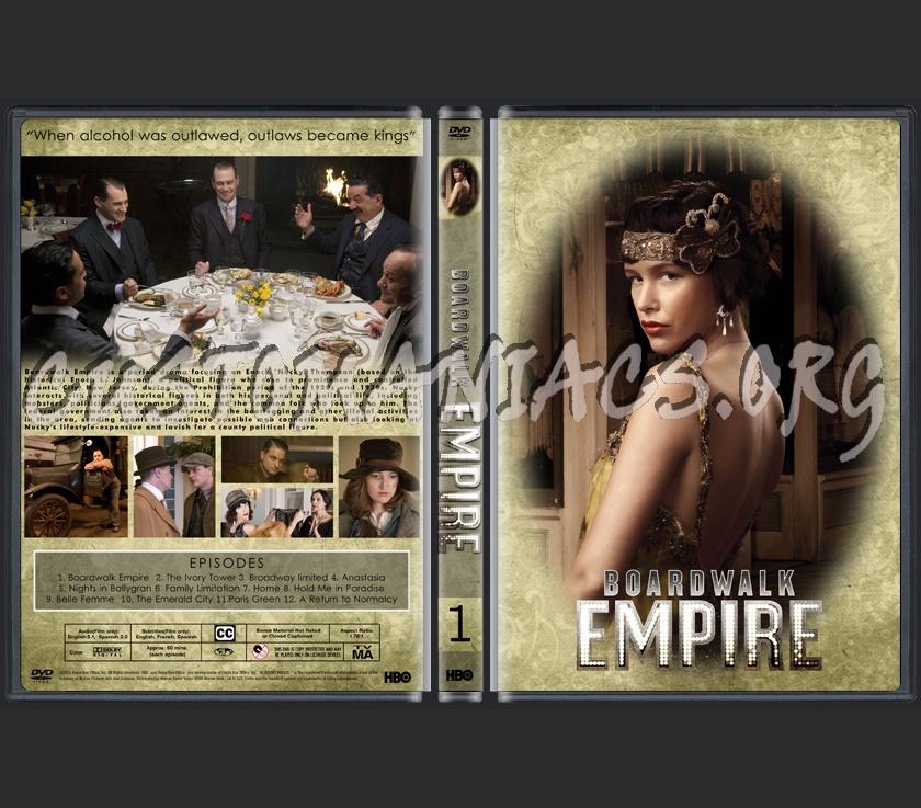 Boardwalk Empire Season 1 dvd cover