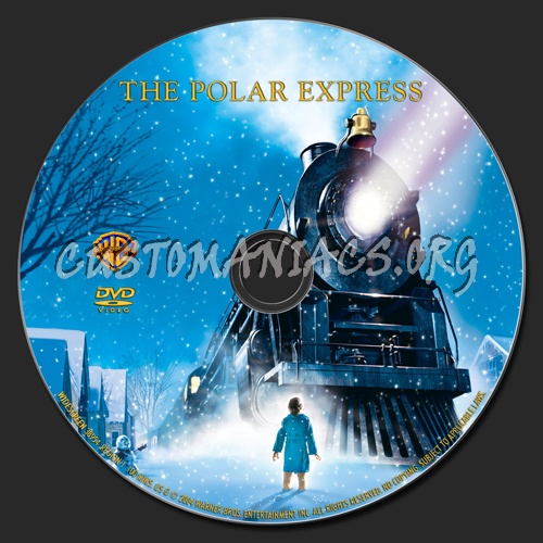 The Polar Express dvd label