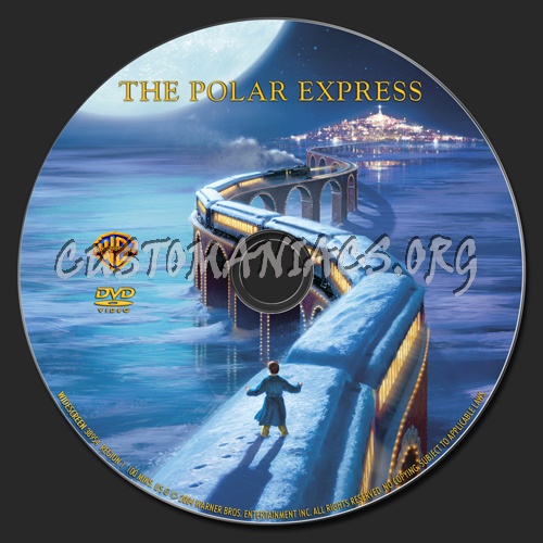 The Polar Express dvd label