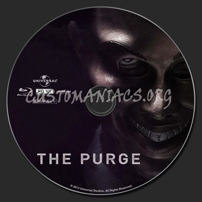 The Purge (2013) blu-ray label