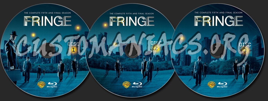 Fringe Season 5 dvd label