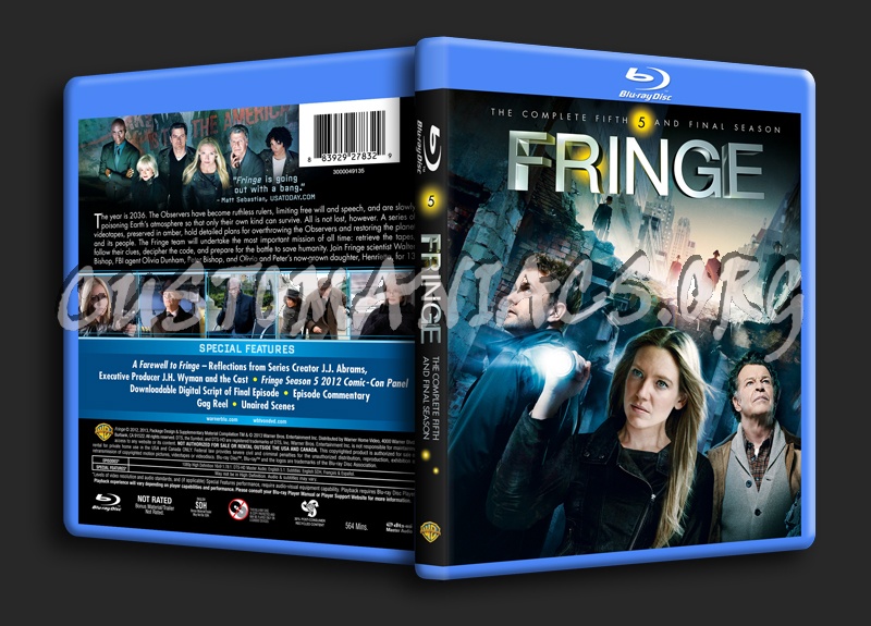 Fringe Season 5 blu-ray cover