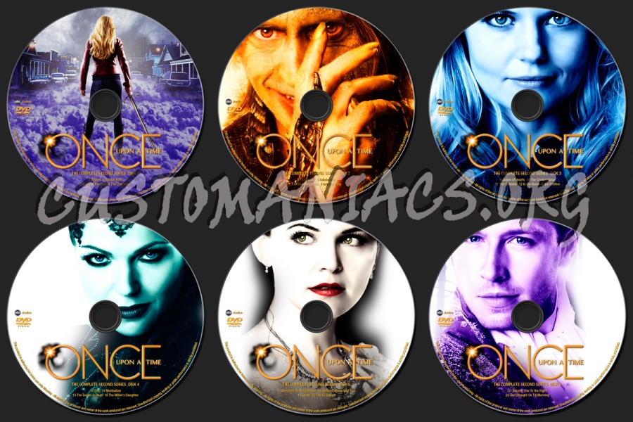 Once Upon A Time Season 2 dvd label