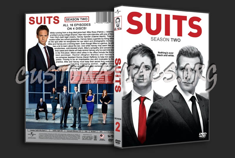 Suits - Season 2 dvd cover