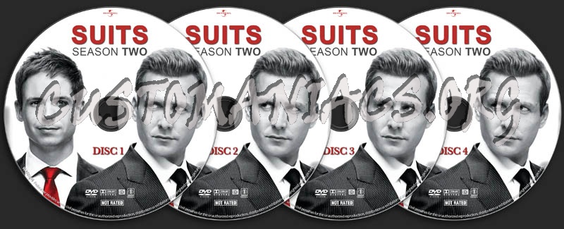 Suits - Season 2 dvd label