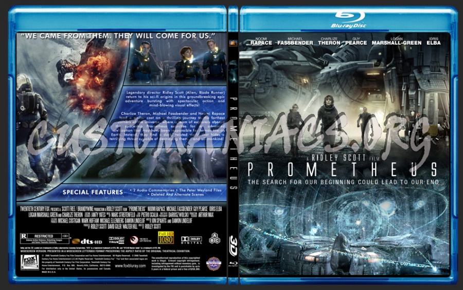 Prometheus blu-ray cover