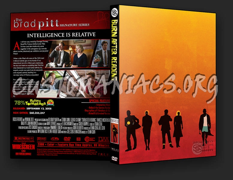 The Signature Series - Brad Pitt dvd cover