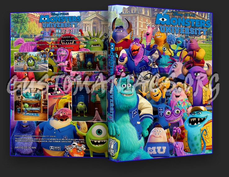 Monsters University (2013) dvd cover