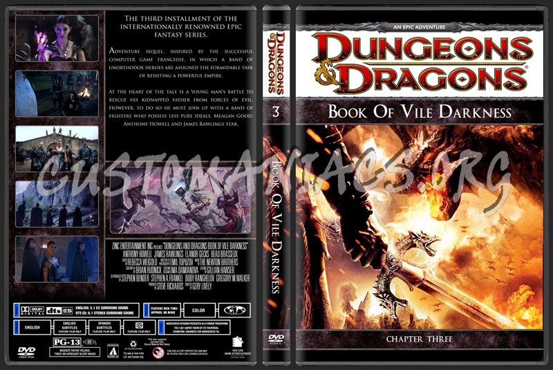 Dungeons And Dragons The Book Of Vile Darkness dvd cover