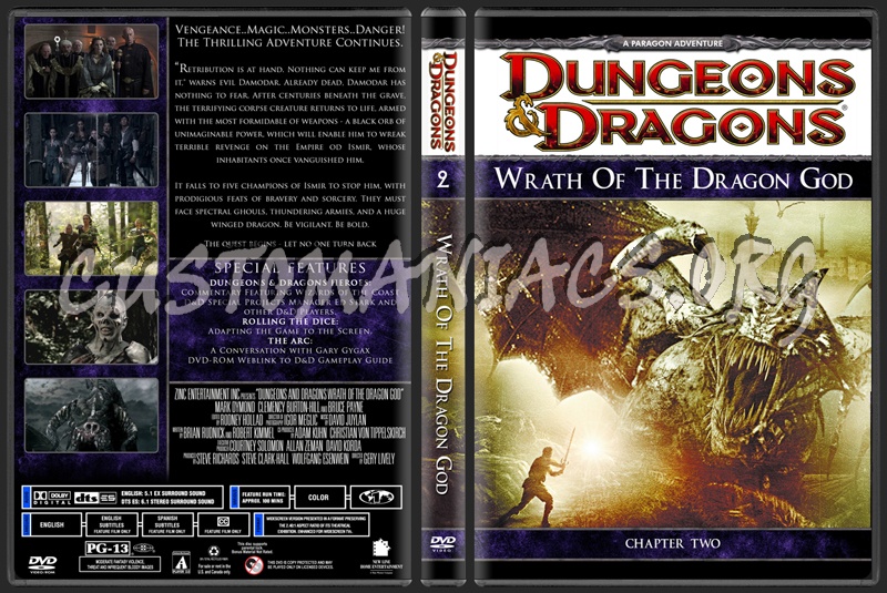 Dungeons And Dragons Wrath Of The Dragon God dvd cover