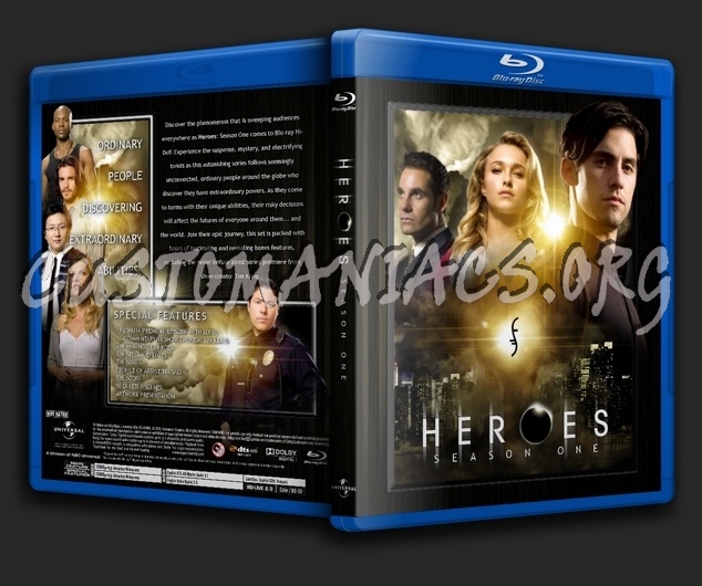 Heroes - Season 1 blu-ray cover