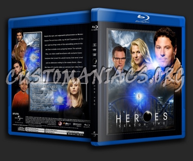 Heroes - Season 2 blu-ray cover