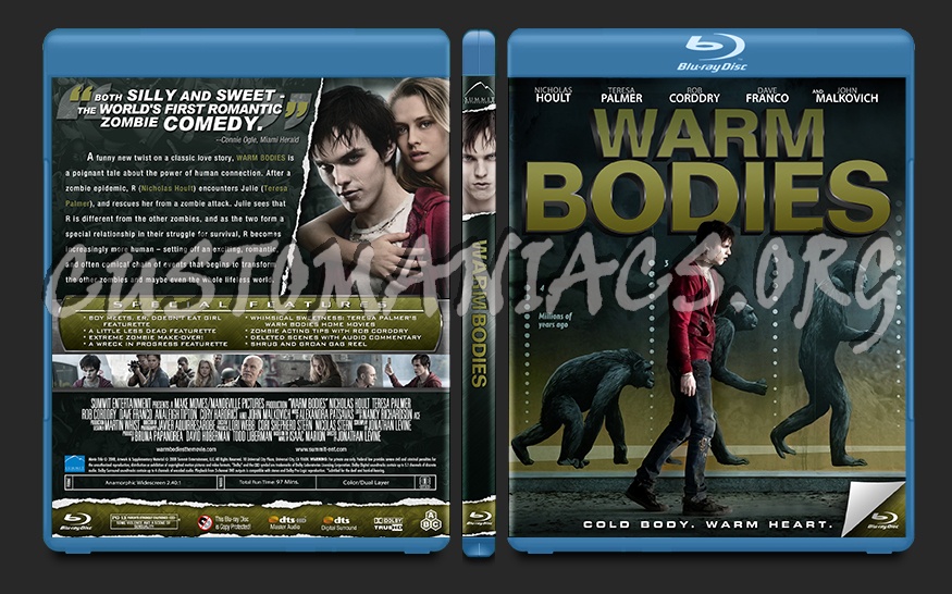 Warm Bodies blu-ray cover