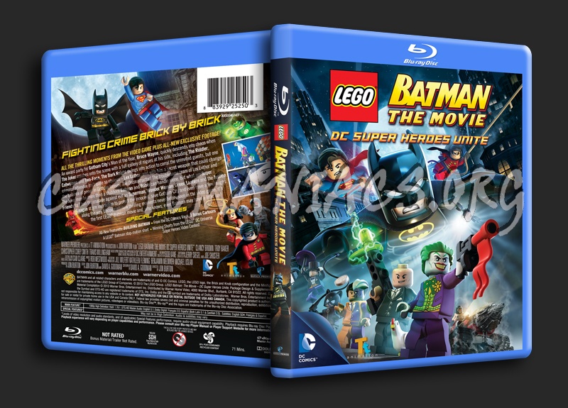 Lego Batman The Movie DC Heroes Unite blu-ray cover