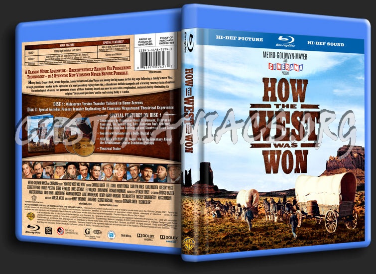 How the West Was Won blu-ray cover