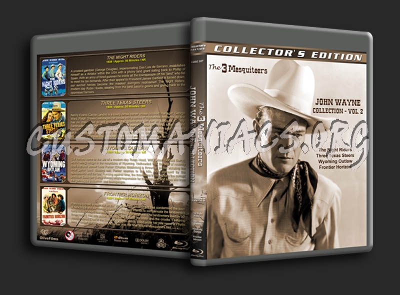 The 3 Mesquiteers: John Wayne Collection - Volume 2 blu-ray cover
