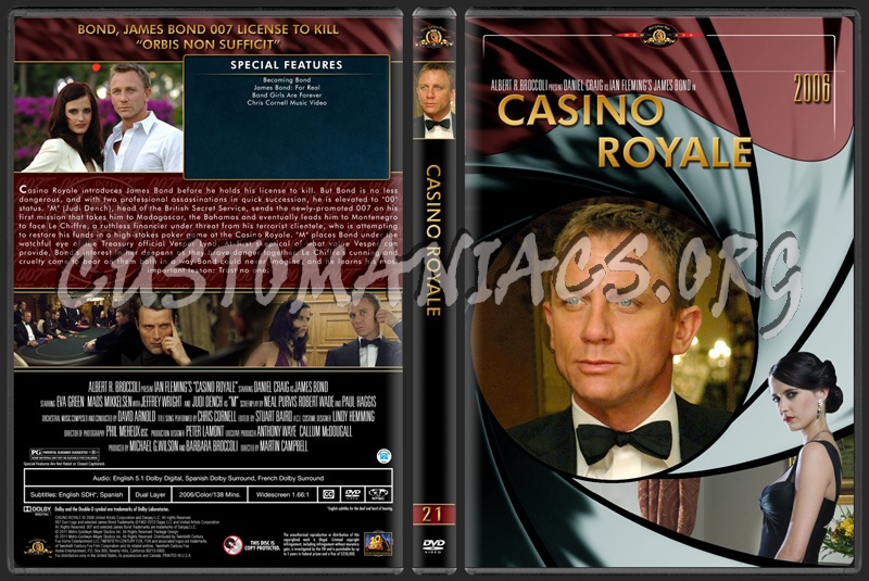 James Bond (007) Collection Casino Royale (21) dvd cover