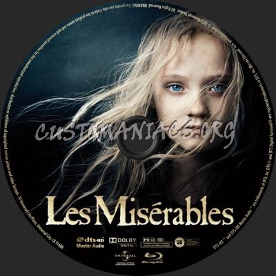 Les Miserables blu-ray label