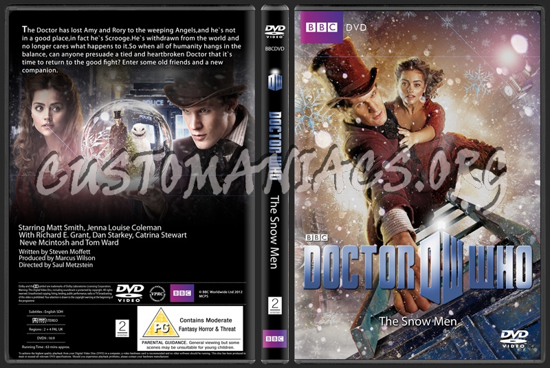 Doctor Who 2012 Christmas Special dvd cover