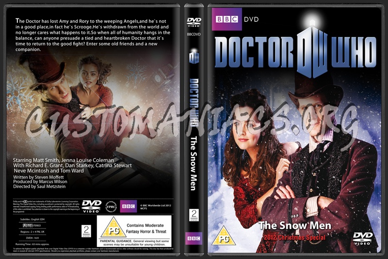 Doctor Who 2012 Christmas Special dvd cover