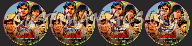 The Rat Patrol (Season 1) dvd label