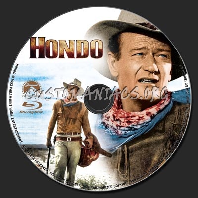 Hondo blu-ray label