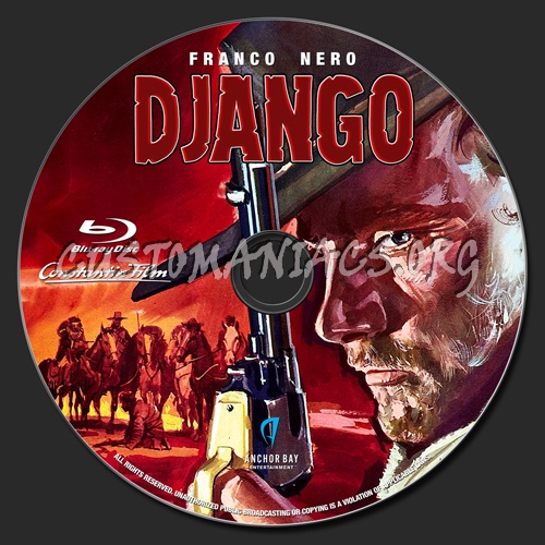 Django blu-ray label