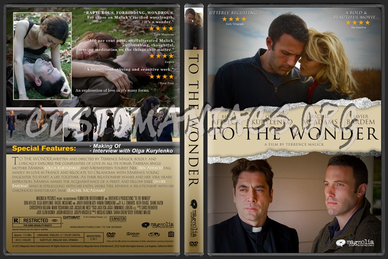 To The Wonder dvd cover