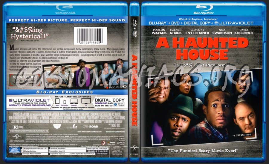 A Haunted House blu-ray cover