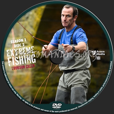 Extreme Fishing with Robson Green S1 D2 dvd label