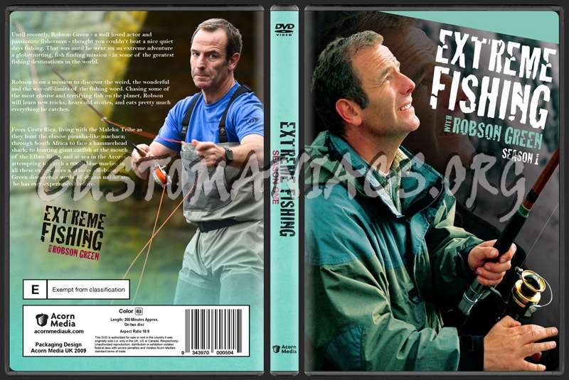 Extreme Fishing with Robson Green S1 dvd cover