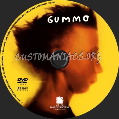 Gummo dvd label