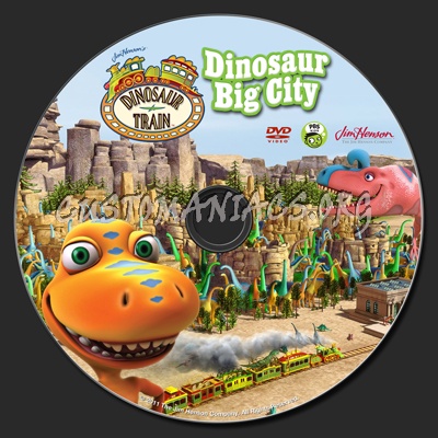 Dinosaur Train Dinosaur Big City dvd label