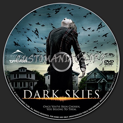 Dark Skies dvd label