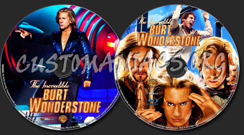 The Incredible Burt Wonderstone (2013) blu-ray label