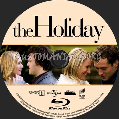 The Holiday blu-ray label