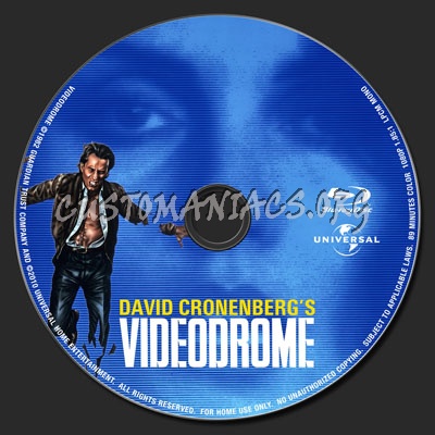 Videodrome blu-ray label