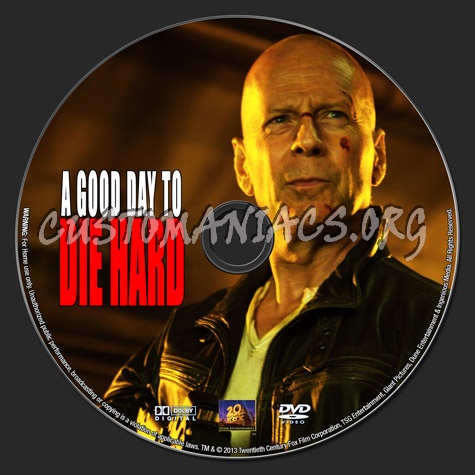A Good Day to.....Die Hard dvd label