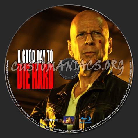 A Good Day to.....Die Hard blu-ray label