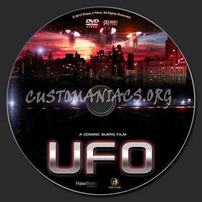 Ufo (2012) dvd label