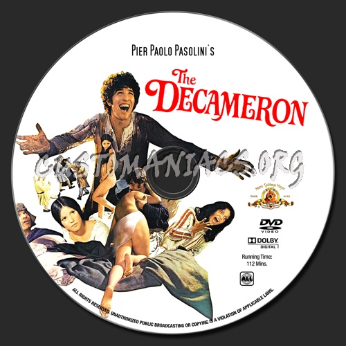 The Decameron dvd label