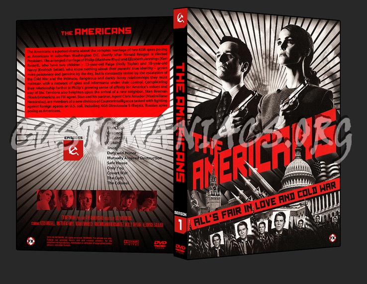 The Americans - Season 1 dvd cover