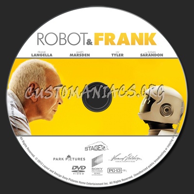 Robot & Frank dvd label