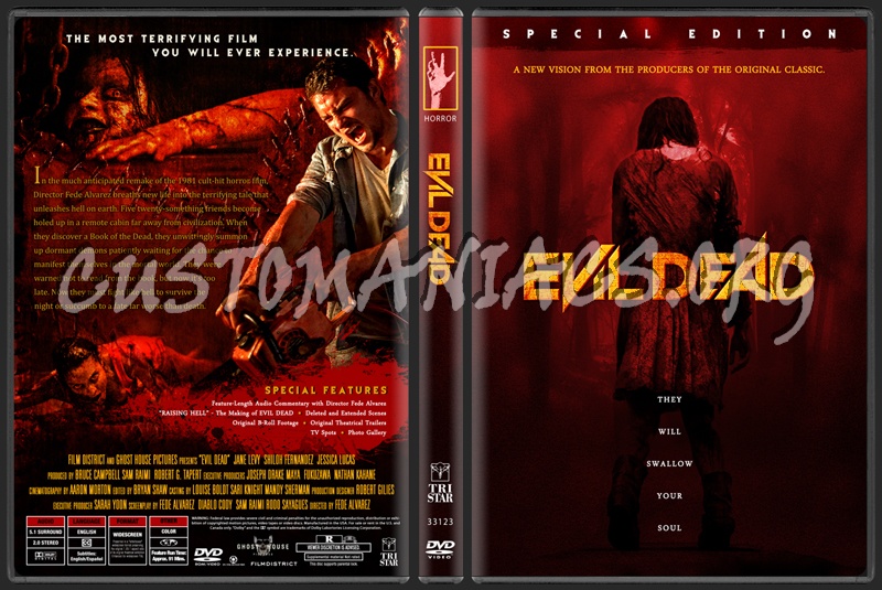 Evil Dead (2013) dvd cover