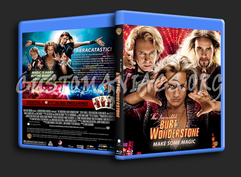 The Incredible Burt Wonderstone blu-ray cover