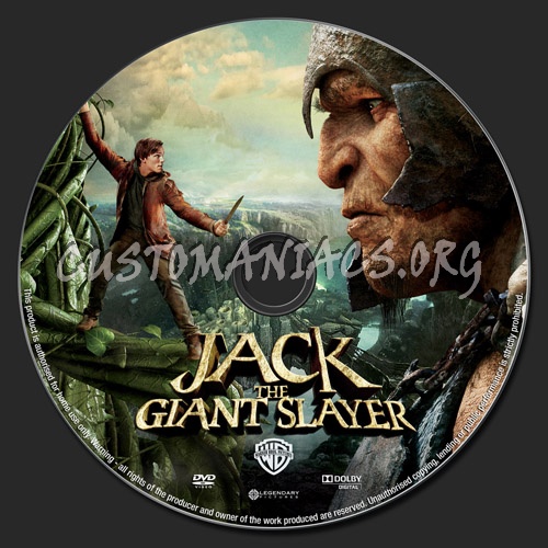 Jack The Giant Slayer dvd label