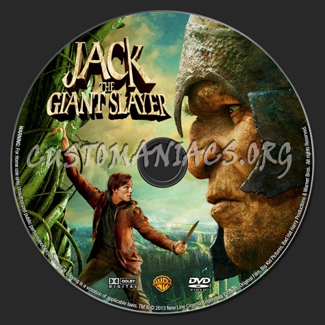 Jack the Giant Slayer dvd label