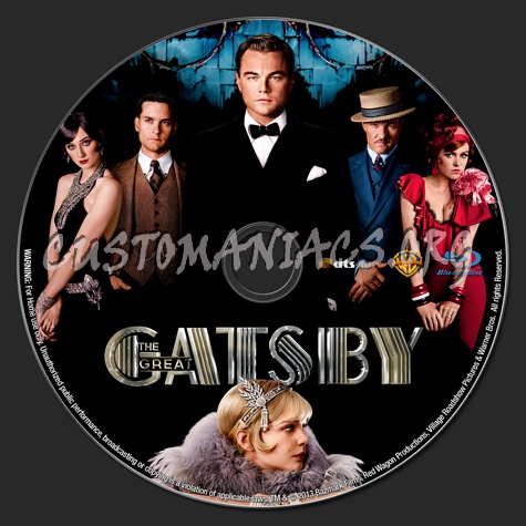 The Great Gatsby (2013) blu-ray label